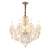 Turkey Arabic Bacarat Contemporary Dinning Room Hanging Decoration Celling Crystal Led Chandelier Down Lighting Lamp