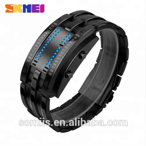 

SKMEI 2018 Fashion Creative Watches Men Luxury Brand Digital LED Display 50M Waterproof Lover's Wristwatches Relogio Masculino, N/a