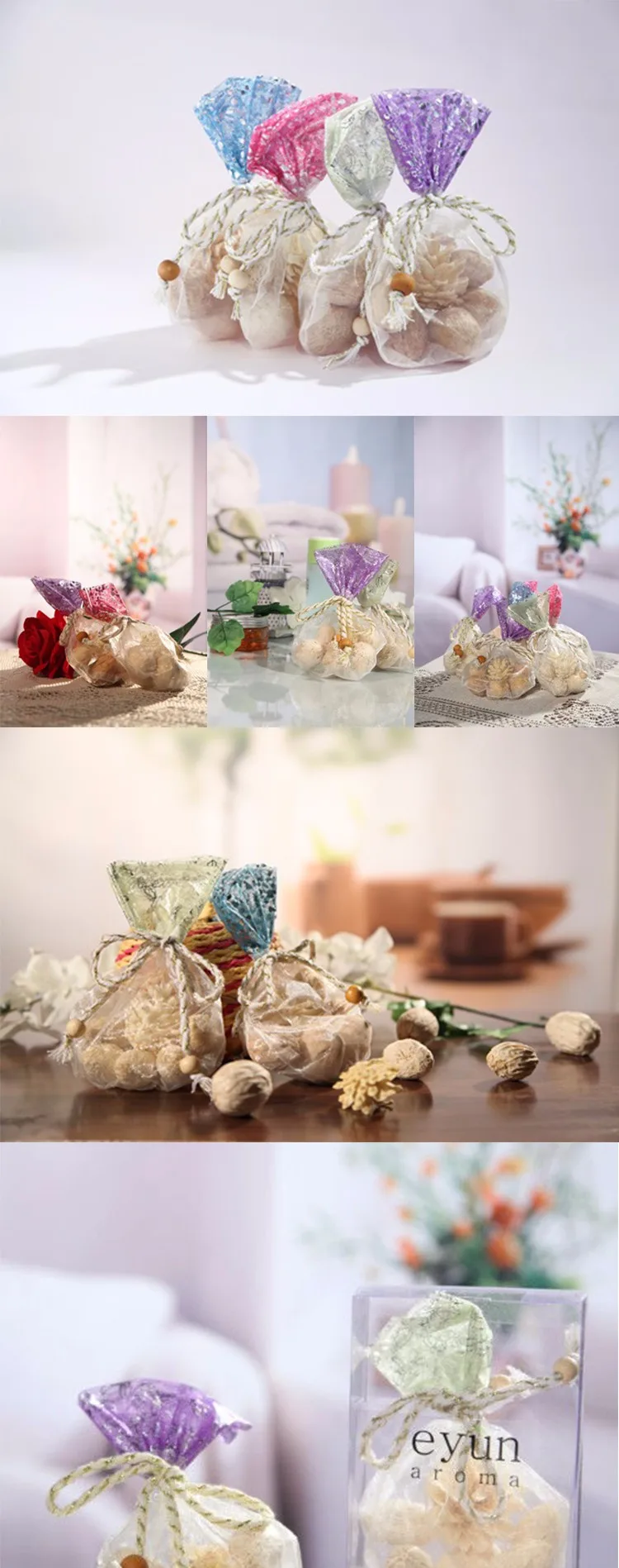 MOQ=500pcs! Clothes scent perfume fragrance lavender sachet bag