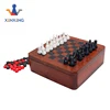 mini multi-function 3 in 1 board game set with chess/ backgammon and checker set