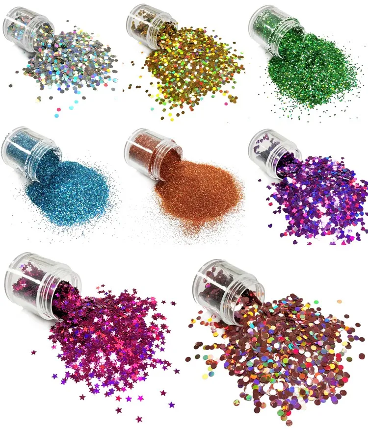 Bulk 180 Colors Polyester Body Glitter Wholesale Cosmetic Fine Glitter