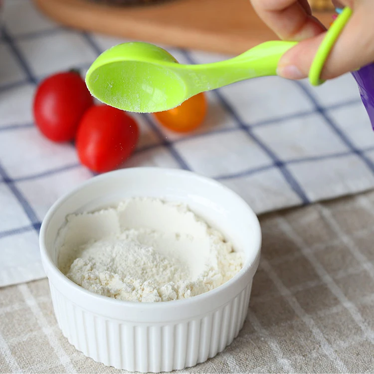 
Set of 5pcs Creative Colorful Plastic Measuring Spoons 