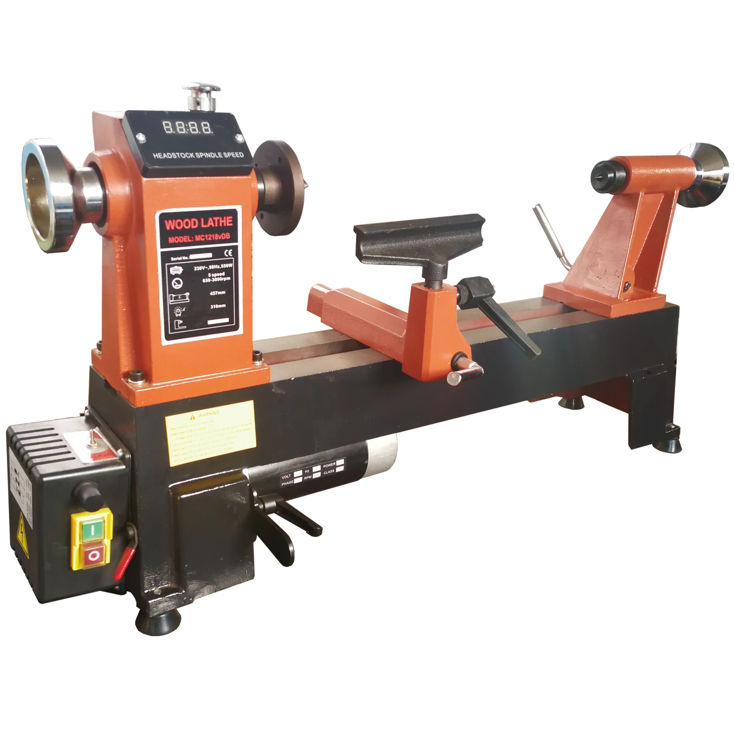 
woodworking machine hot sale heavy duty wood lathe MC1218VDB with high quality for family DIY 
