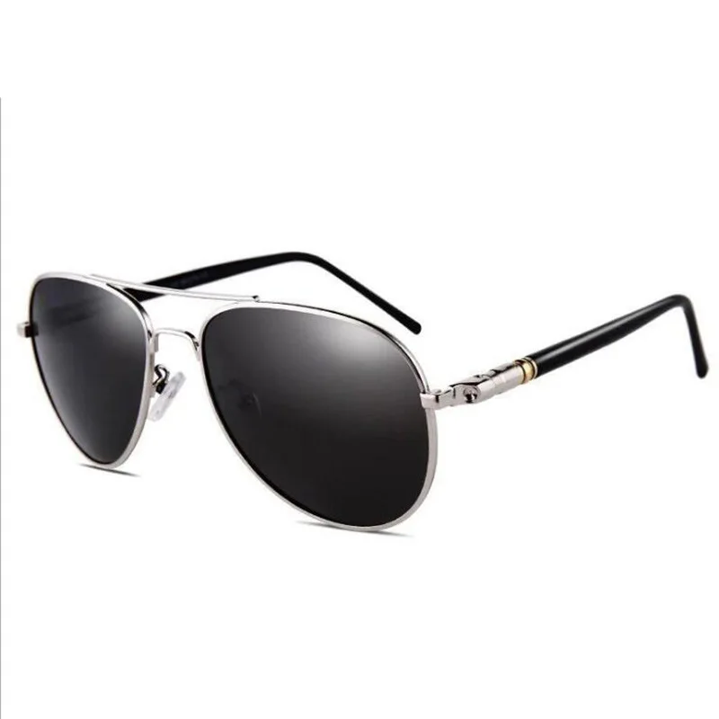 

New Metal Frame Quality Oversized Spring Hinge Alloy Men Sunglasses Polarized Brand Design Pilot Male Sun Glasses Driving