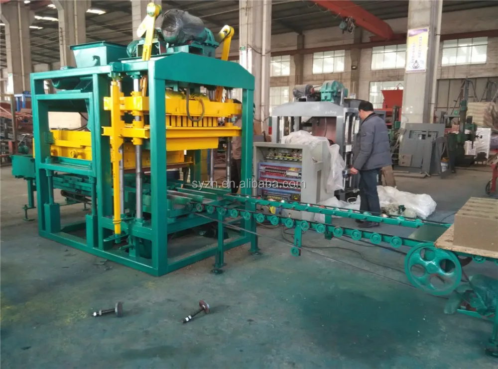 Qt4 25 Vibration Motor Brick Block Making Machine 150 - Buy Qt4 25 ...