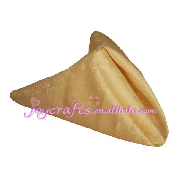 JNK-037  20 in. Polyester Napkins Shimmering Filigree Gold (1 Dozen).jpg