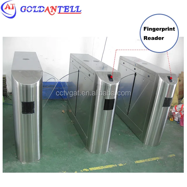Intelligent QR Code Access Optical Turnstile with IP54 Waterproof 304 Stainless Steel 1200x300x1000mm Security Turnstile Gate