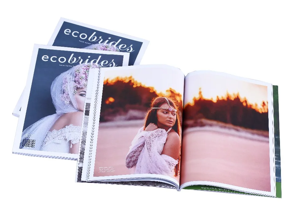 
cheap fashion full color monthly magazine book printing service 