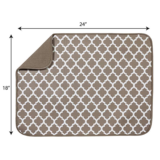 

Dining table used absorbent dish drying microfiber table mat