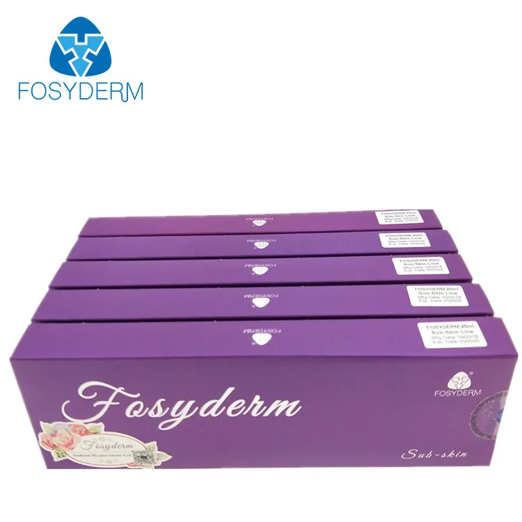 

Fosyderm Sexy Breast Hyaluronic Acid Filler Breast Enlargement Injection Dermal Fillers Injectable 20ml, Transparent