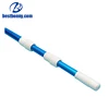 Swimming pool telescoping aluminum pole pool cleaning corrugated aluminum pole