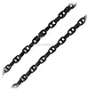 Stainless Steel mariner link super black pvd bulk Chain
