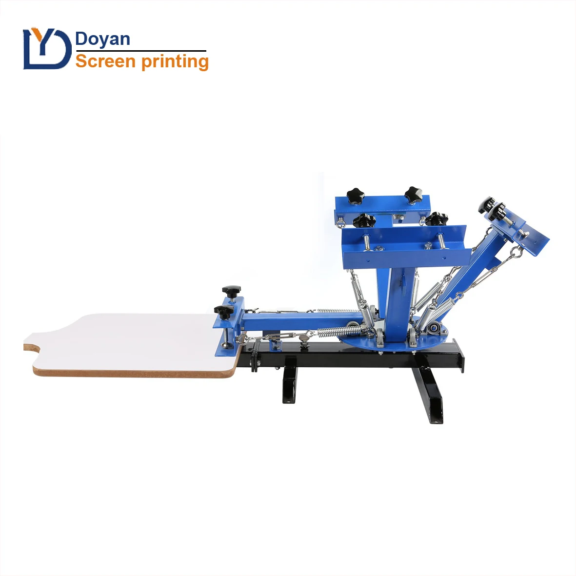 4 color 1 station screen printing machine