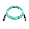 12 Fiber Trunk Cable OM3 MTP to MTP Push Pull Tap Connector Patch Cord