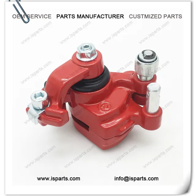 Red Disc Brake Caliper Front Rear 47cc 49cc Pit Pocket Bike