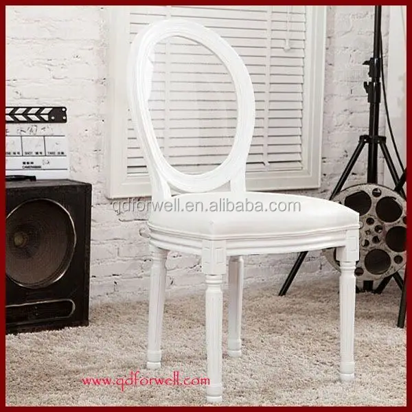 Luxury Unfinished Furniture Chairs Purple Fabric Louis Chair