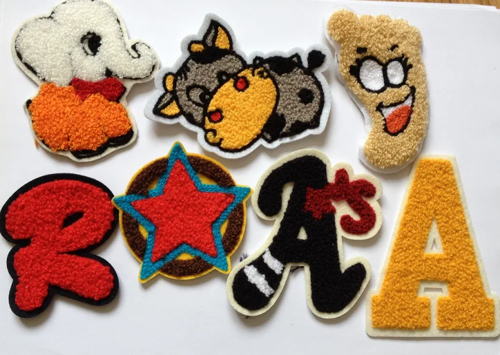 towelling embroidery patch letters (3)