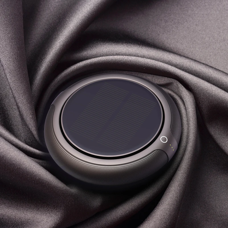 
2019 latest portable negative Ion USB solar home car air purifier with hepa filter 