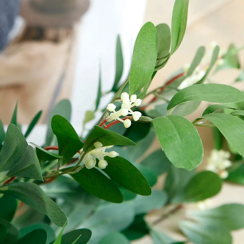 Fc7516 Wholesale Artificial Silk Olive Branches For Wedding Decoration