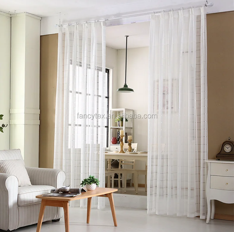 
100%polyester curtain fabric swiss voile led light fiber optic curtain voile fabric textile factory 2018 hot sale 