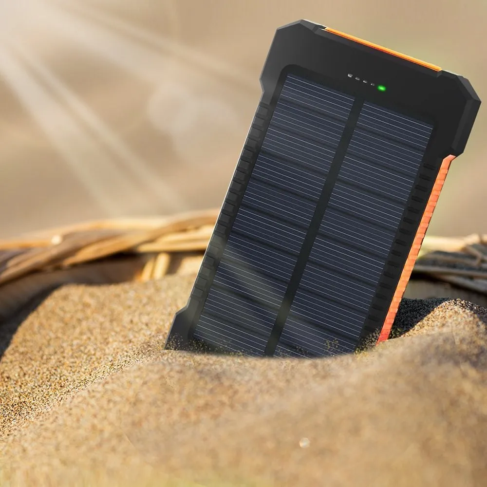 

PSE CE ROHS Waterproof Mobile Cell Phone Charger Solar Power Bank Charger 8000Mah 10000mah