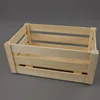 Wooden Slatted fruit Crate Display Box