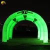 LED arch inflatable triple entrance arch