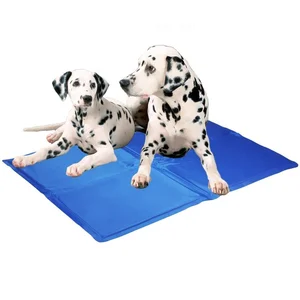 Image of Re-useable self cooling dog cooling mat pet ice mat dog ice mat