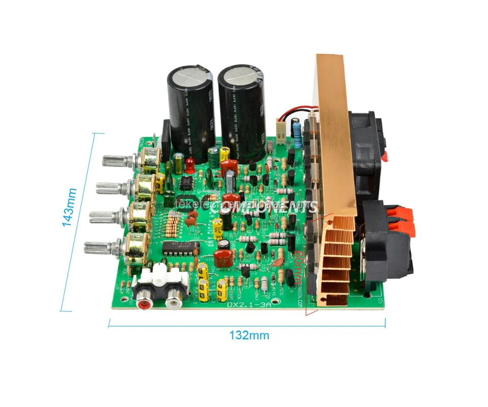 Audio Amplifier Board 2.1 Channel 240w High Power Subwoofer Amplifier