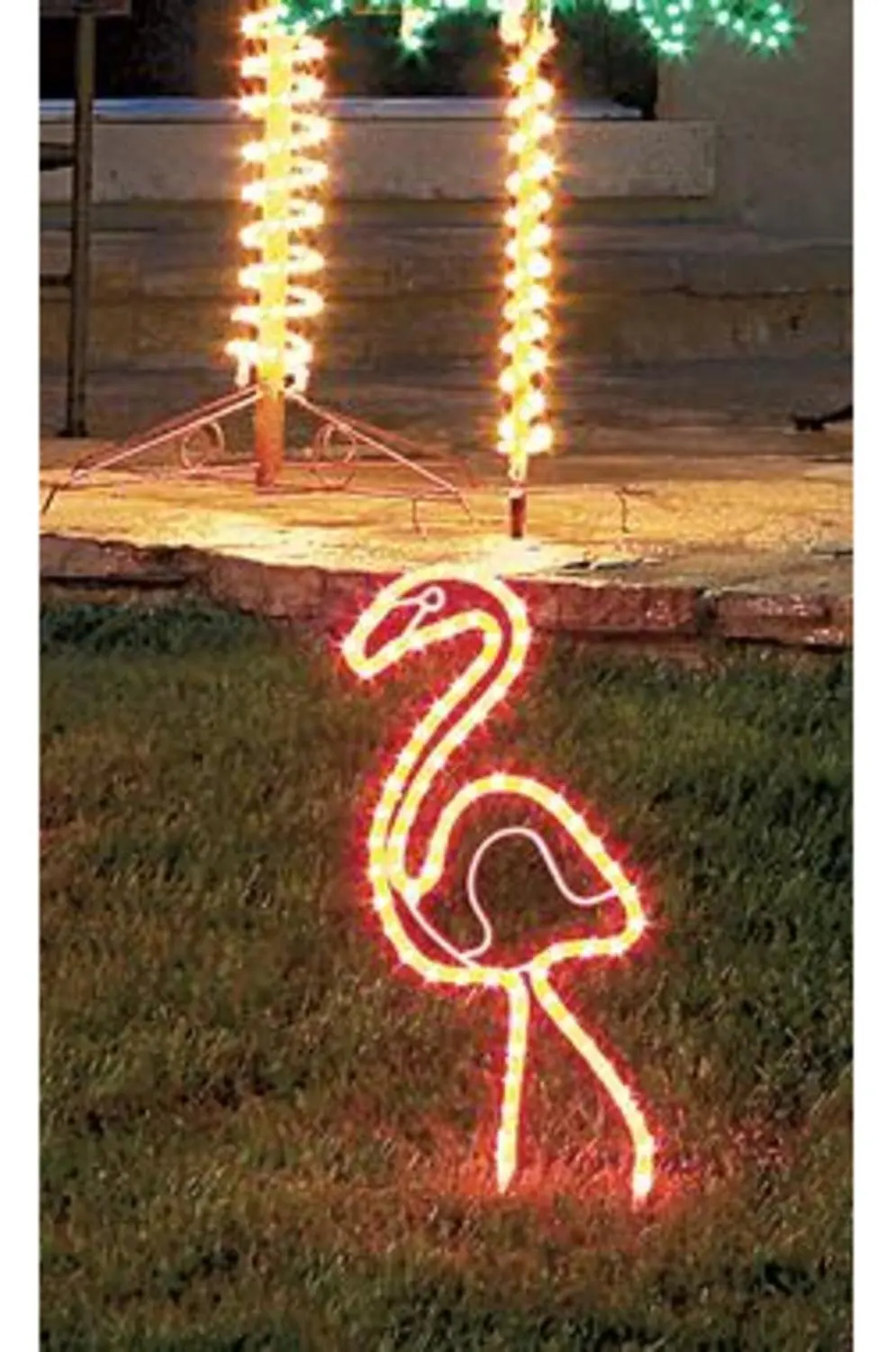 Lighted Pink Flamingo Find Deals On Get Quotations 24 Tropical Lighted Pink Flamingo Rope Light Outdoor Yard Art Decoration