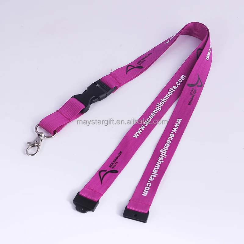 pink supreme lanyard