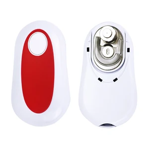 Household Kitchen Tools Multi-purpose One Button Free Touch Plastic Automatic Safety Smooth Tin Bottle Electric Can Opener