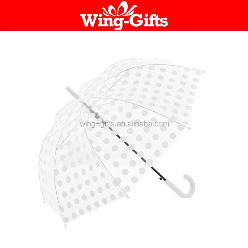 compact transparent umbrella