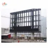 2018 hot sale Double column P10 led display screen/outdoor advertising led billboard with iron chest