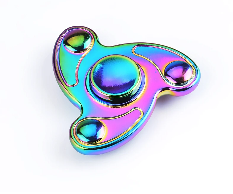 2017 new hot products with or without LED metal fidget spinner