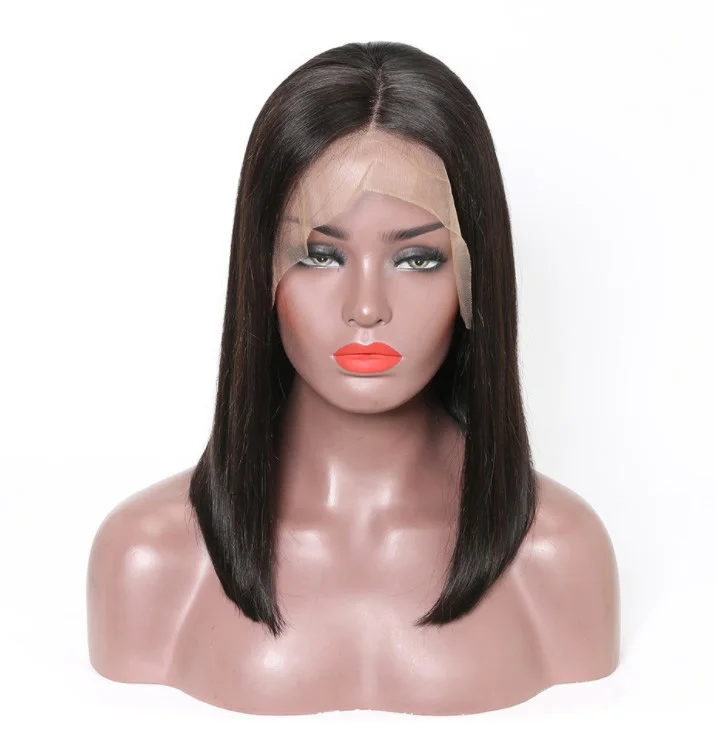 

straight bob raw wigs human hair brazilian HD lace front wig