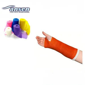 Orthopedic Fiberglass Casting Tape Medical Disposable Bandages Colorful Casting Tape