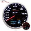 60mm 4in1 Boost Gauge set Plus OLED Volt Oil Pressure Oil Temp with mounting cap cup hose filter for car Depo Racing Auto Gauge