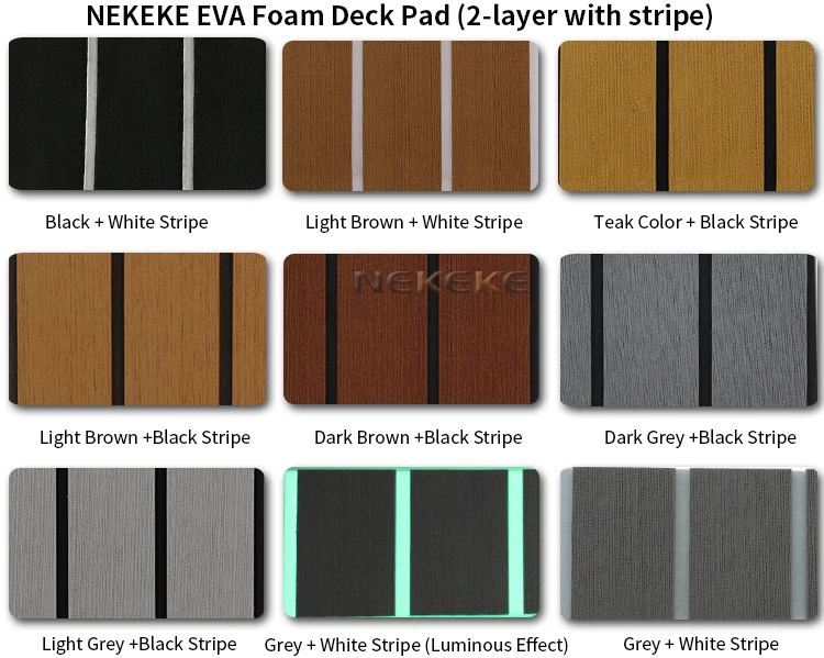 EVA Foam deck pad sheet Grey Faux Teak Sheet Boat Yacht Synthetic Teak Decking 35.4 X 94.5 inch