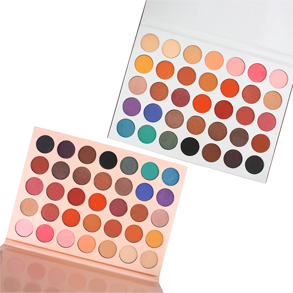 

Wholesale Pearl and Matte Eye Shadow Palette 35 Color High Quality Custom Makeup
