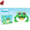 Electric Bubble Making Machines Automatic frog Shape Bubble Blower machine for Kids with Bubble liquid summer toys