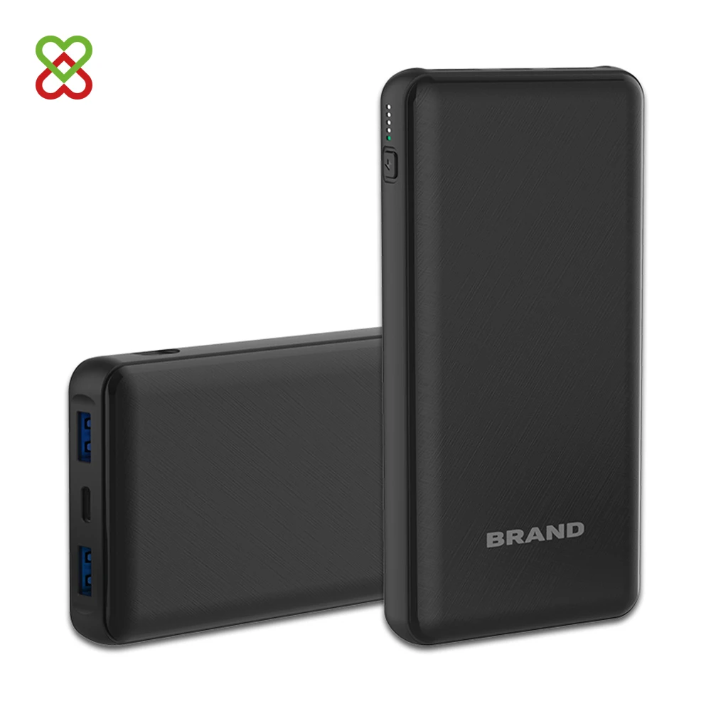 

fast charge PD 3.0 QC3.0 dual USB 24000mAh power bank, Black;custom