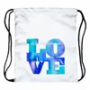Brand New Hot Sale Custom 3D Print Promotion Bag Drawstring Backpack