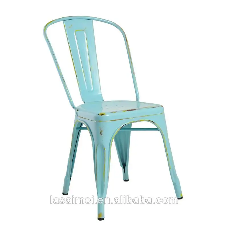moderna de metal apilable silla de comedor con un diseño vintage ... moderna de metal apilable silla de comedor con un diseño vintage ...