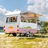 Soft Ice Cream Vending Machine Food Concession Trailers