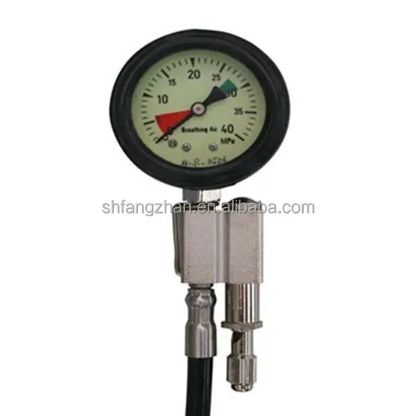 Med Selfcontained Breathing Apparatus Firefighting Pressure Gauge