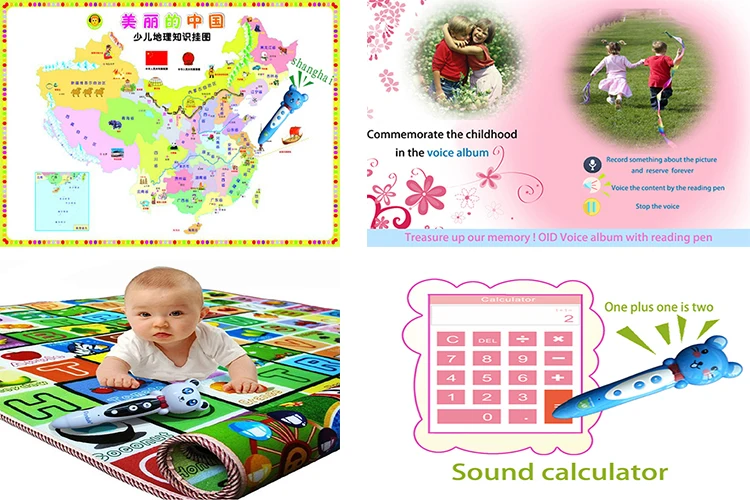 Educational Toys Audio Books Reading pen Teaching Aids For Kindergarten