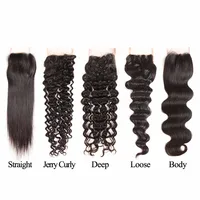 

Free Sample Cuticle Aligned 2x4 2x6 4x4 6x6 7x7 Lace Closure,Cheap Unprocessed 100% Peruvian Human Hair With Lace Closure