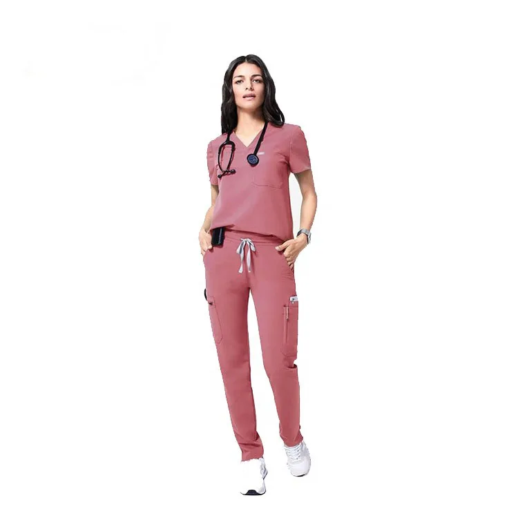 

Wholesale Stretchy Breathable Best Quality Hospital surgical uniform Operating room medical scrubs