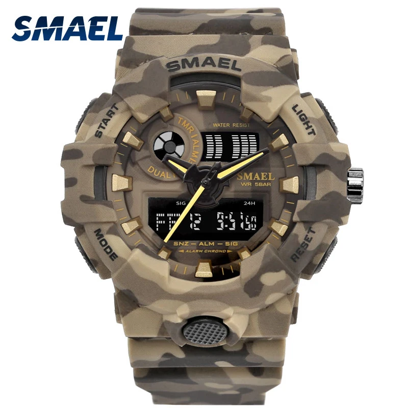 

SMAEL 8001MC Digital popular men wrist watches, Blue